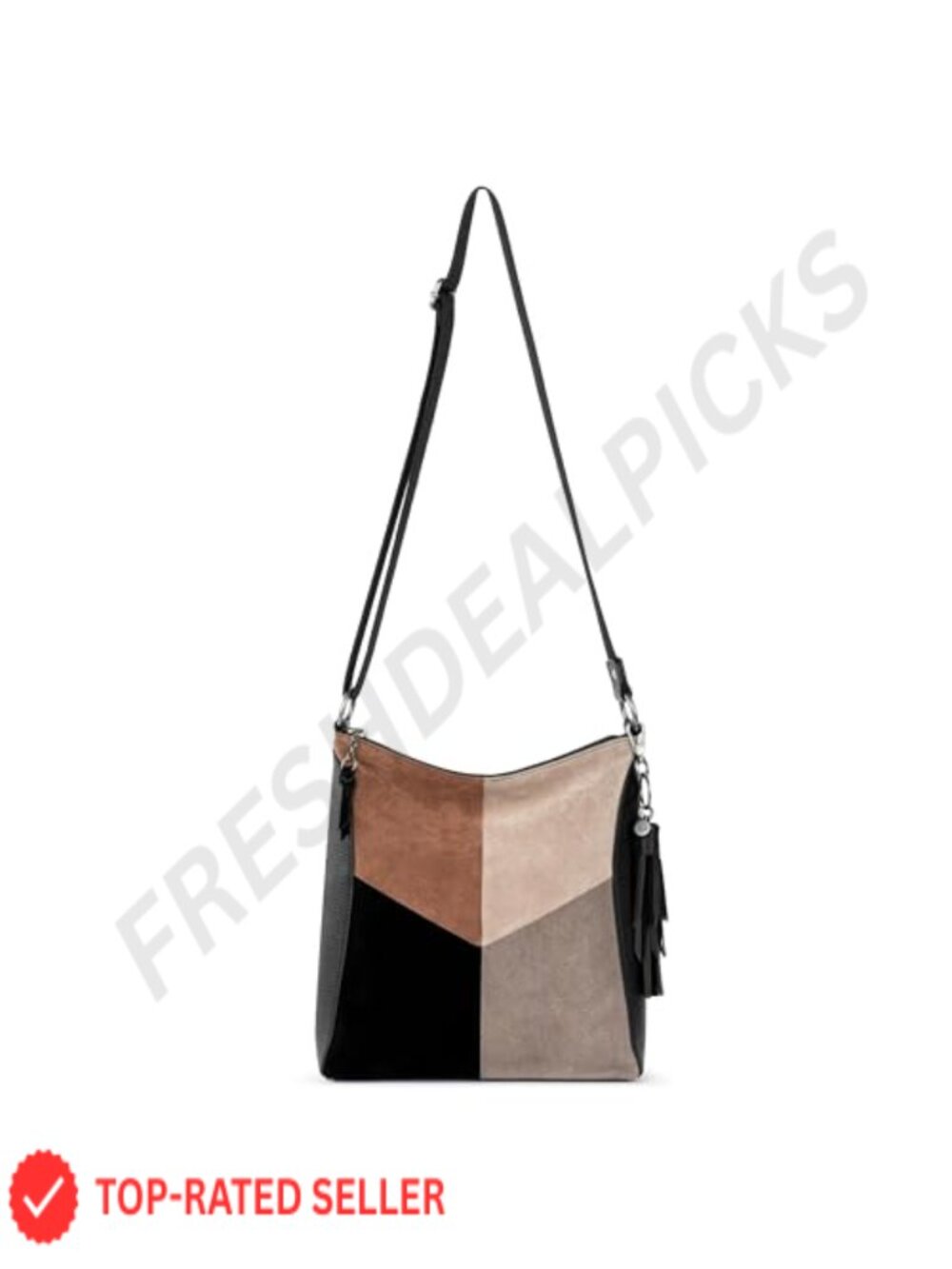 The Sak Lucia Leather Crossbody Purse with Adjustable Strap - Picture 6 of 6